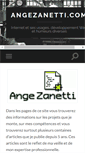 Mobile Screenshot of angezanetti.com